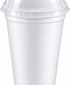 10oz-20oz-WHITE-DOME-LID-HOT-PLASTIC- CUP-1000