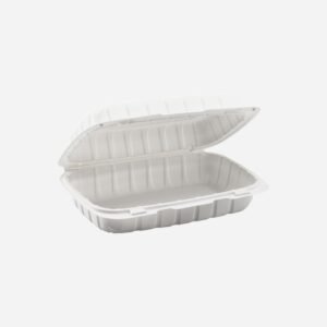 MINRAL-FILLED-PP-9"x6"-WHITE-HOAGIE-CONTAINER-EMP-150