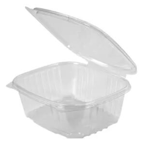 PLASTIC-32oz-PLAST-CL-CONT-GENPACK-HINGED-TEAR-STRIP-TUB-130
