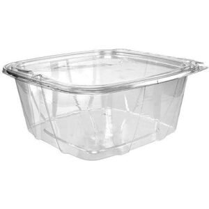 PLASTIC-64oz-PLAST-CL-CONT-DART-HINGED-SAFESEAL-200