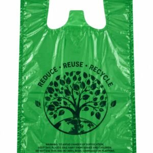PLASTIC-REUSABLE-BAG-1/6-GREEN-PLAST-2.5MIL-RESUABLE-BAG-150