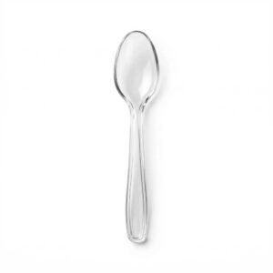 PLASTIC- TEASPOON-CLEAR-HEAVY-1000