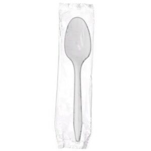 PLASTIC- TEASPOON-IND-WRAPPED-WHITE-MEDIUM-1000